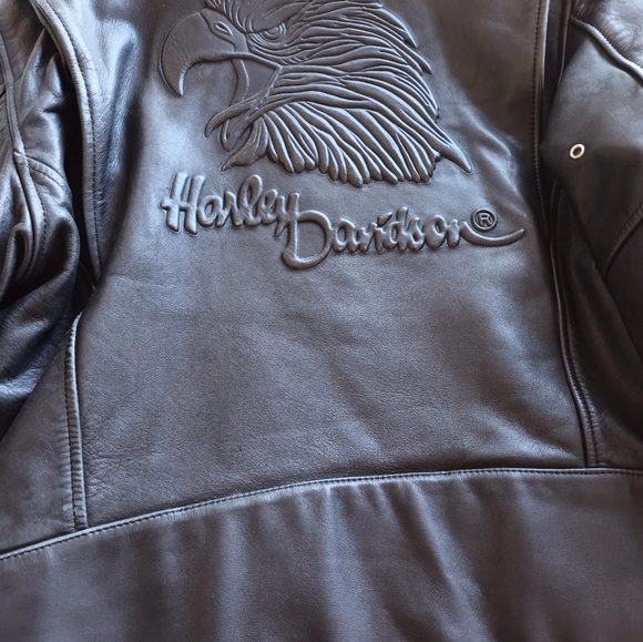 Genuine Harley Davidson Black leather jacket brand new 50th Anniversary - Picture 5 of 5